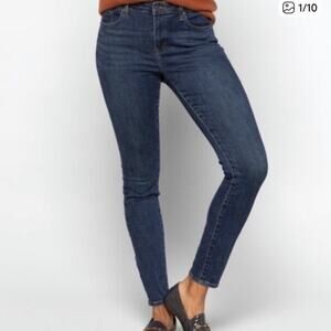 Pistola Denim Women's Size 26 Blue Wash Cropped Skinny Jeans Frayed Hem